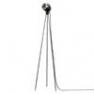 10295B Lampadaire Noir Cable Noir - TRIPOD TOUCH 360° Azimut Industries