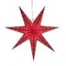 236-72 Etoile lumineuse 60cm Rouge - ANTIQUE Xmas Living Glass
