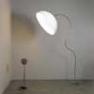 IN-ES0501PBI-B Lampadaire Blanc - MEZZA LUNA PIANTANA In-es Artdesign