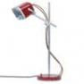 MOB - 11RG08 Lampe a poser Rouge fil marron - MOB Swabdesign