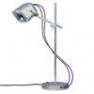 MOB - 11GR05 Lampe a poser Gris mat fil prune - MOB Swabdesign