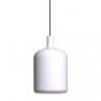 Suspension Bulb Blanc fil et plafonnier noir Suspension Blanc - LAMPE BULB Bob Design