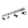 3276004386649-69070512 Barre de 4 Spots Chrome Noir/Argent - BILA Inspire