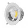 DEC/DLCOB-20BC Spot encastrable orientable LED M Blanc chaud - COB Lumihome