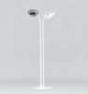 HCA2102030015 Lampadaire d'exterieur double chauffant S Blanc/Chrome - HOTDOOR Phormalab