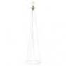 280003 Blanc brillant Lampadaire Blanc brillant 155cm - CERCLES adonde