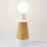 505510 Lampe a poser Blanc - CONE adonde