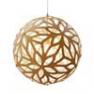 Floral Bois Naturel/Blanc O80cm Suspension Bois Naturel/Blanc O80cm - FLORAL David Trubridge