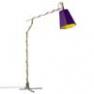 L225lvj Lampadaire Violet/Jaune - LUXIOLE DesignHeure