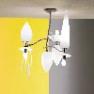 Artemide C150100 GIOCASTA SOFFITTO 3 хром