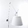 Artemide TOLOMEO MEGA PARETE алюминий, ткань 360, с выкл. 0564010A 0781020A 0563050A