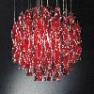 AURA 60 красный, потолочный светильник Axo Light PLAURA60RSCRE27