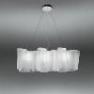 Artemide 0455020A LOGICO SOSPENSIONE 3 in linea белый глянцевый