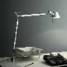 Artemide A001100 A004200 настольная лампа TOLOMEO полированный алюминий с креплением