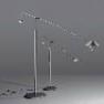 Artemide A013240 торшер NESTORE LETTURA никель