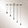 Bover 4119305 EXTENSIBLE 40 CM / 40 CM EXTENSIBLE SUSPENSION SET 4119305 Матовый никель