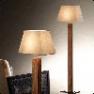 TAU PIE MADERA 3023931 Никель-вишневый, торшер Bover 3023931