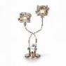 1167/02BA Eurolampart ROSALINE 1167/02BA серебристо-белый