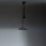 Artemide A033200 A089860 A086000 подвесной светильник AGGREGATO SOSPENSIONE CONE METAL SMALL сер