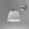 TOLOMEO PARETE DIFFUSORE 18 серый, бра Artemide 1183010A 0781040A