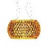 Foscarini 138017SP5 52 подвесной светильник CABOCHE большой желтое золото H. 5 m