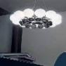 24PEARLS SP LED хром-белый, подвесной светильник Vistosi 24PEARLS SP LED