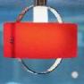 Ring P 1122.16 красный, потолочный светильник Panzeri P 1122.16 RED