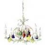 Tredici Design 1345FG люстра 1345FG белый с разноцветными кристаллами