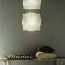 123005 10 (PArete) Foscarini MANTA большой белый светильник (halogen/leuchtstof E27)
