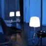 LUMIERE 05 большой светильник с диммером алюминий/белый, настольная лампа Foscarini 026001 11 D