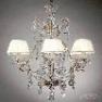 Tredici Design 1358.6CRA CP коричнево-медный с золотым и белым абажуром 1358.6CRA CP