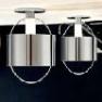 Ring Inox P 1137.16 серебристый, потолочный светильник Panzeri P 1137.16