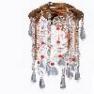Tredici Design 1399 G/SPOT потолочная люстра 1399 G/SPOT золотисто-медный с красными кристаллами