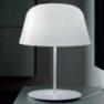 Светильник настольный AYERS T19 E14 VETRO BIANCO LUC. STR. BIANCO