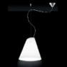 Светильник потолочный MICENE S38 E27 BIANCO SAT. STR. NICHELATA