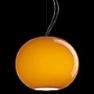 1780073 52 Foscarini Светильник подвесной New Buds 3, стекло матовое янтарного цвета30х24см, Н 2