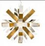 Светильник потолочный Facon de venise Bloom SO 120 bianco/foglia oro