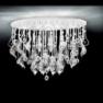 0202351363410 Leucos Modo Светильник потолочный Elisee PL 100, хрусталь +, 107х80х57, 6x50W