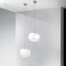 Светильник потолочный KUBE SOSP. E27 BIANCO SAT.STR.CROMO SPAZZ.