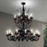 Светильник потолочный 0209314013801 Leucos Modo BELZEBU' L18 CROMO NERO