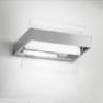 0305315013405 Leucos Studio бра Ala, прозрачное стекло, 25x17cм, 1x150W R7s 114мм, хром