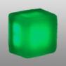 Светильник LX114215 Magnum green, frosted,12V,0.84W, 95x95x70