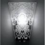 D69 D01 00 Fabbian Светильник настенный "Swirl", ᴓ22сm h20х11cm, 1х100W R7s , прозрачн