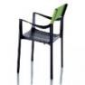 Venice chair black/green (SD 1770 N/VE)