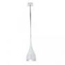 D75 A01 01 Fabbian Подвес "Bijou", ᴓ7,8cm, H20?200 cm, 1x75W 25° GU10, белый металл