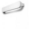 0305126525220 Leucos Studio бра Loft medium, 62,5х9,7х8,5см, 2x24W G5/T5, металл покрытый белым