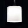 Светильник потолочный CELINE SOSP. E27 BIANCO SAT. STR. NICHELATA