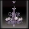 Светильник потолочный Voltolina Nuvola 12L clear Lilac chrome