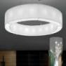 0103094053602 Leucos Studio подвес VANITY 2, изогнутый абажур белого цвета, 75*30 см, Hmax=160см