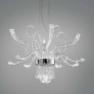 Светильник потолочный 0209351363410 Leucos Modo ELYSÉE L18 LED FOGLIA CRISTALLO